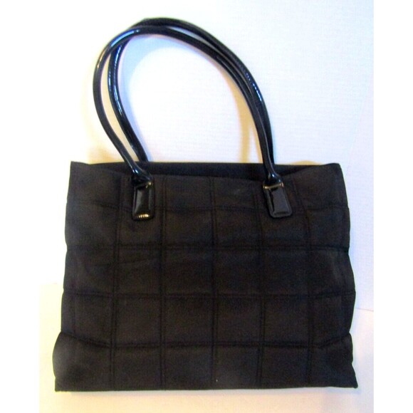 Givenchy Tote Bag Large Black Quilted Purse Shoulder Bag Parfums - Picture 4 of 6